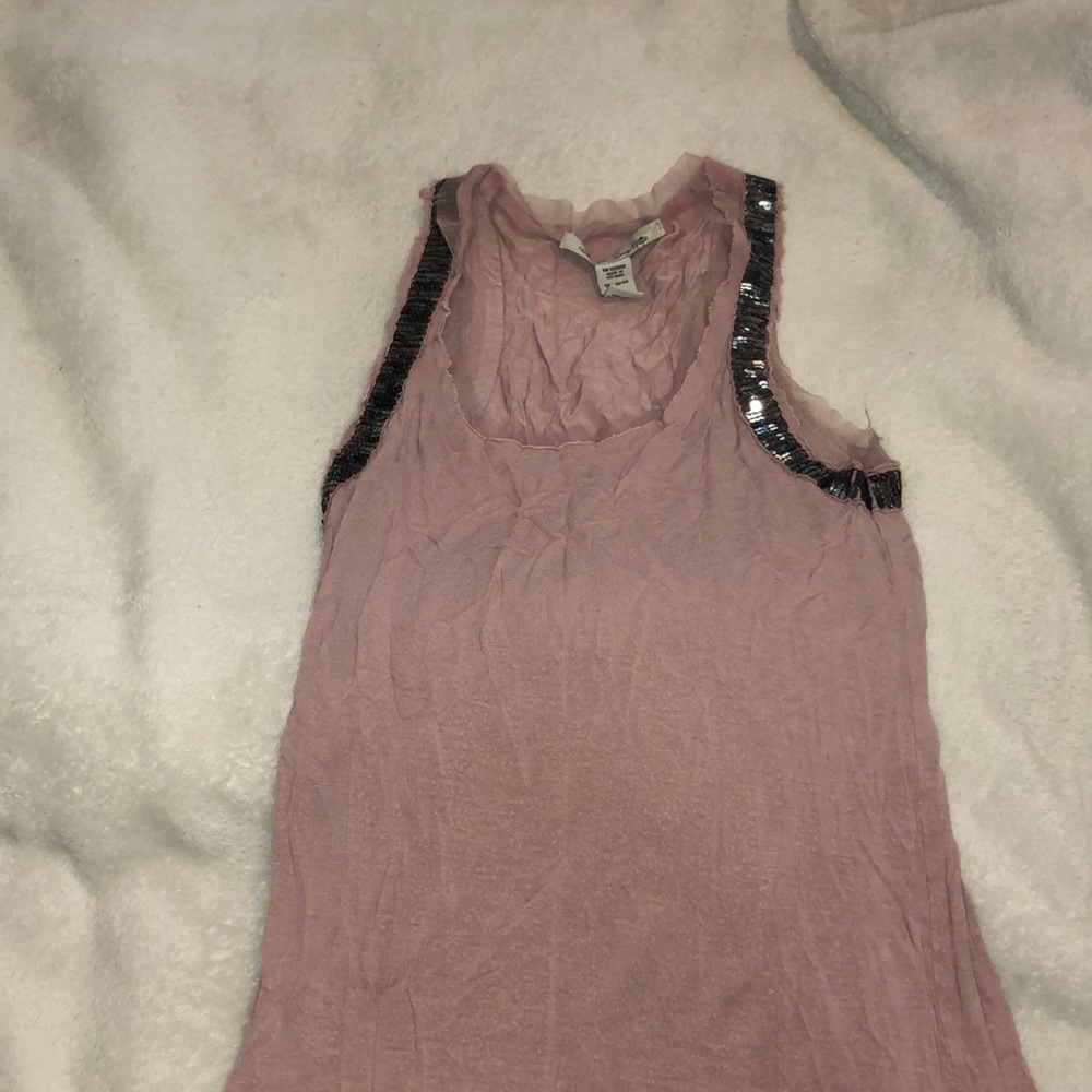Ladies sequin lace top